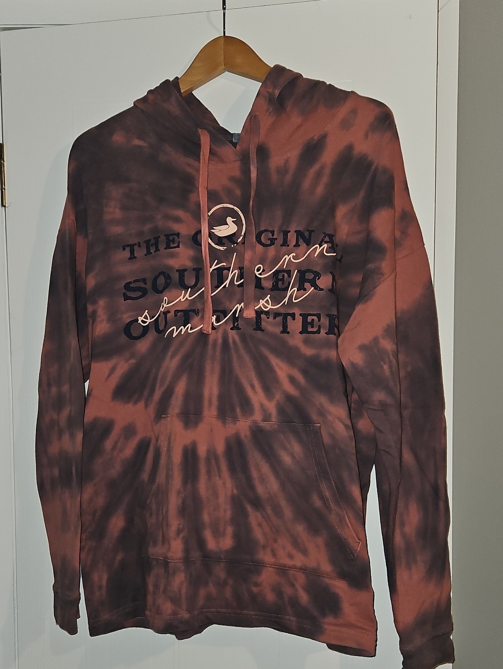 Southern Marsh Purple and Pink Tie-Dye Pullover Hoodie
